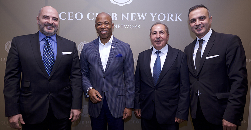 New York Belediye Başkanı Eric Adams Türk girişimi CEO Club New York’un Açılışını Gerçekleştirdi