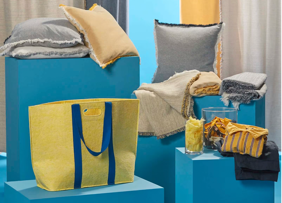 IKEA, Çalışanlarına Ait Eski Üniformaları Ev Ürünleri ve Çantalara Dönüştürerek Sürdürülebilirlik Atılımına Öncülük Ediyor