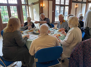 Churt residents enjoying lunch at Churt Lunch Club