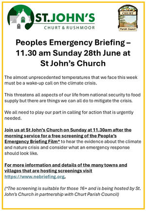 Peoples Emergency Briefing