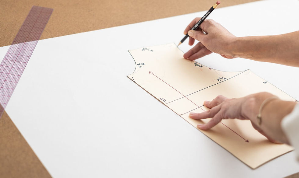 pattern making of PJs 