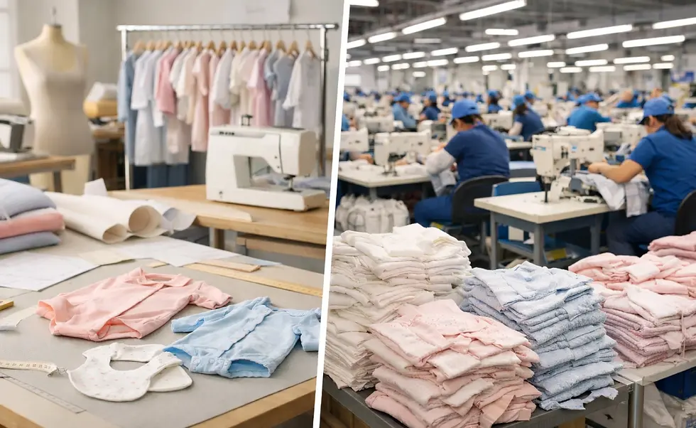 Local vs Overseas Baby Clothing Manufacturers