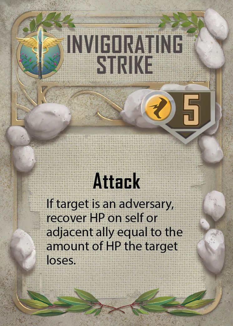 The Healer’s Invigorating Strike Action card