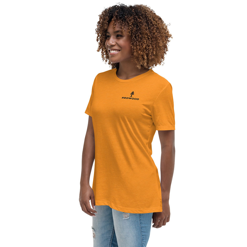 Thumbnail: #Redwood Embroidered Relaxed Women's Tee