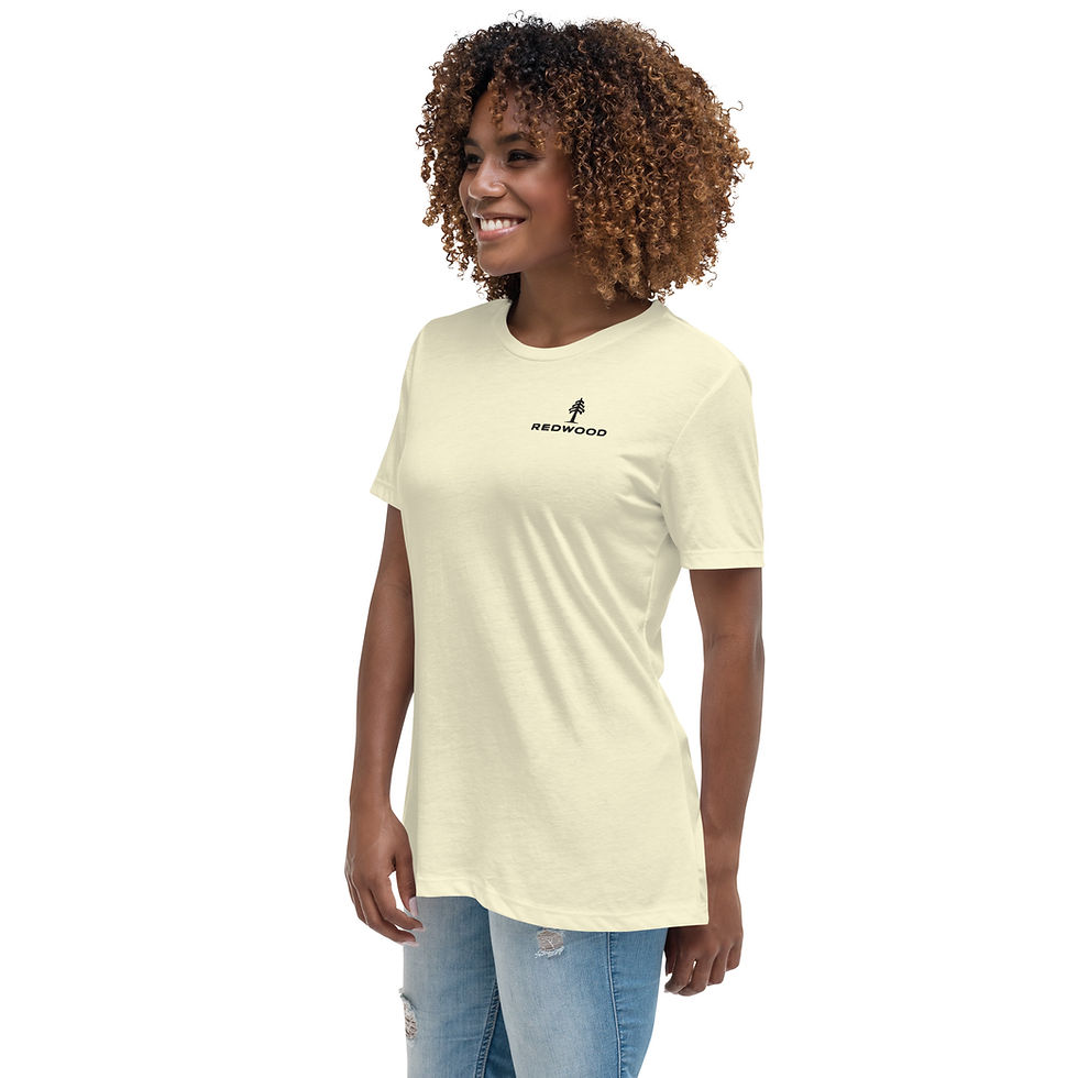 Thumbnail: #Redwood Embroidered Relaxed Women's Tee