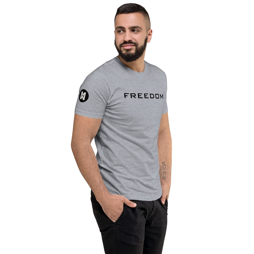 Thumbnail: Freedom Tee_front | heather gray