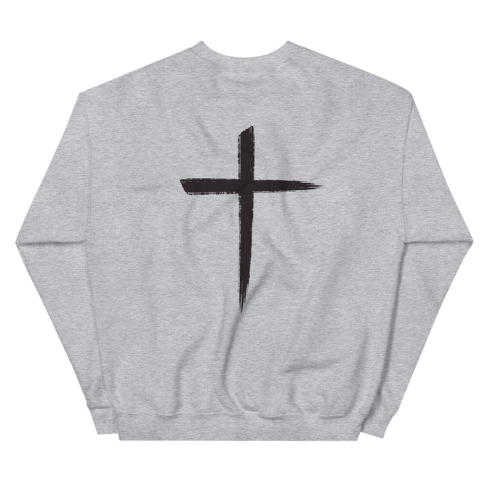 Thumbnail: 'All Death Can Do' Charlie Kirk Quote Sweatshirt_back | sport gray