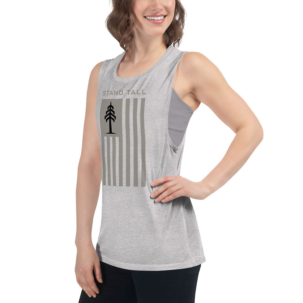 Thumbnail: Stand Tall #USA Women's Muscle Tank