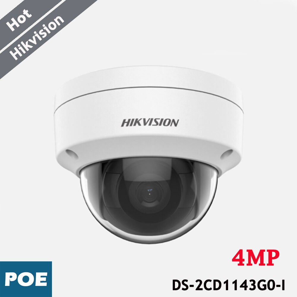 Hikvision 4MP IP Camera DS-2CD1143G0-I POE Dome Network Security Camera