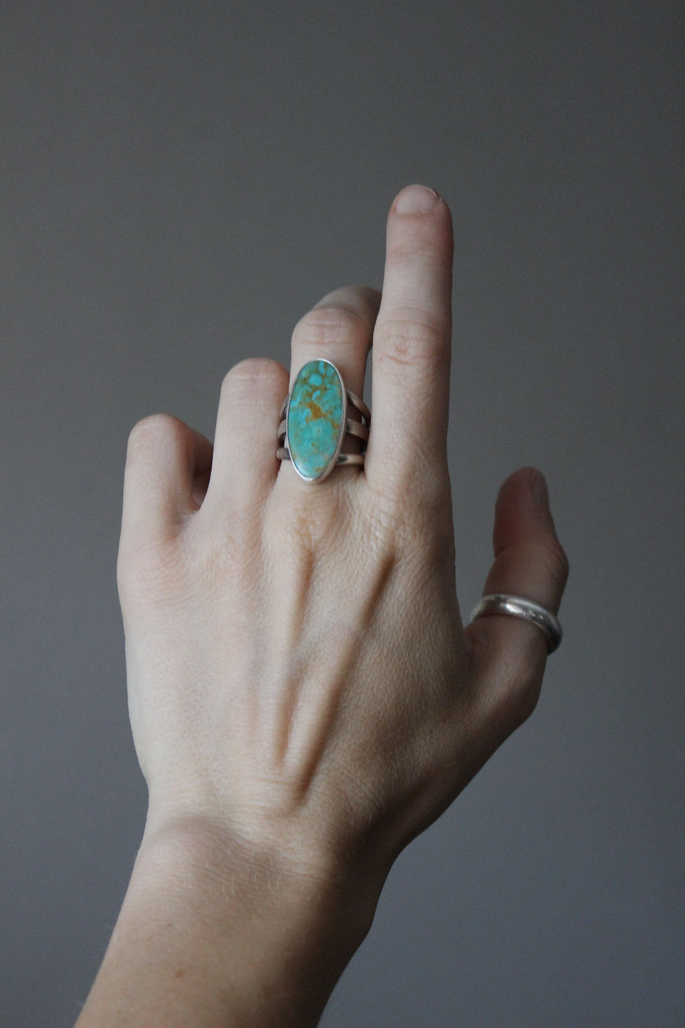 Thumbnail: Large Royston Turquoise Statement Ring