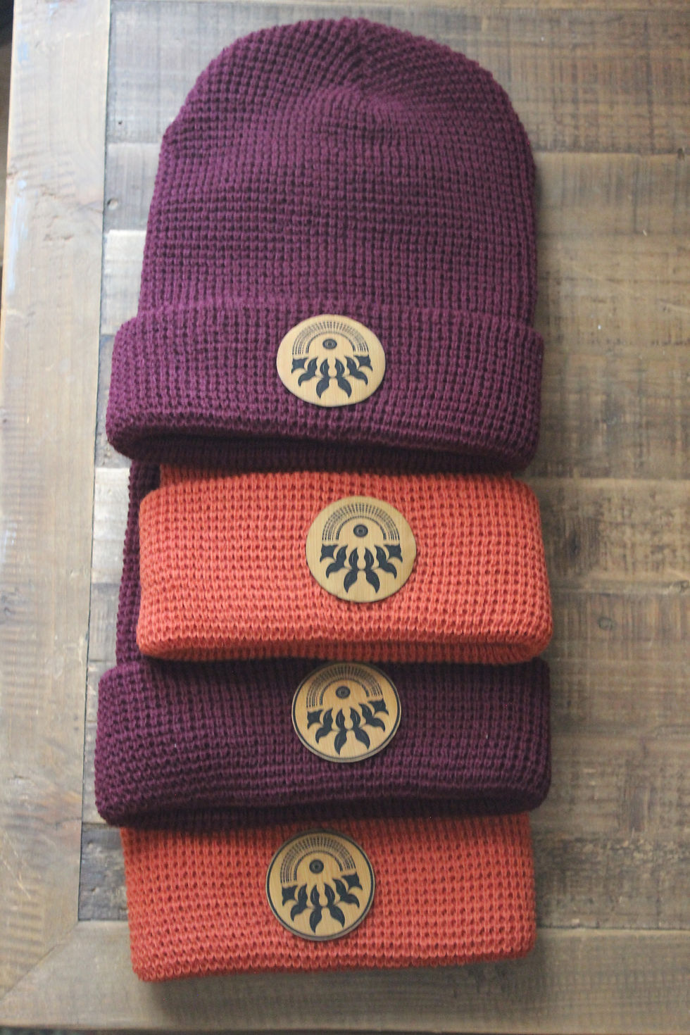 Thumbnail: FEJ Waffle Knit Beanies