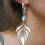 Thumbnail: Botanical Hoops in Aquamarine