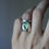 Thumbnail: Tourmaline Stacking Rings, Size 6