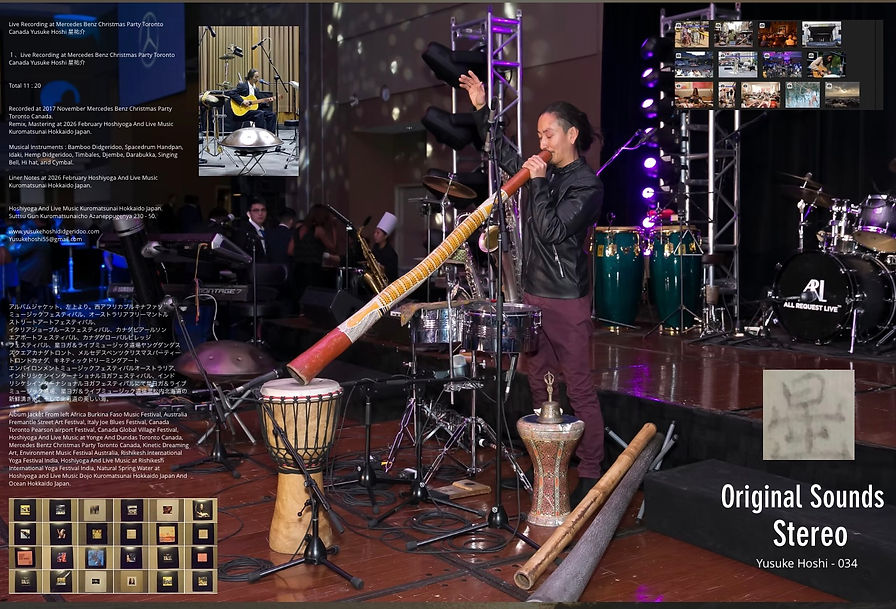 Live Recording at Mercedes Benz Christmas Party Toronto Canada (6) Yusuke Hoshiのコピー.jpg