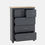 Thumbnail: Portland 3+2 Drawer Chest - Grey/Oak Effect 