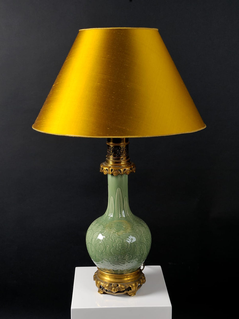 Tischlampe, Frankreich,Ende 19.Jhr.