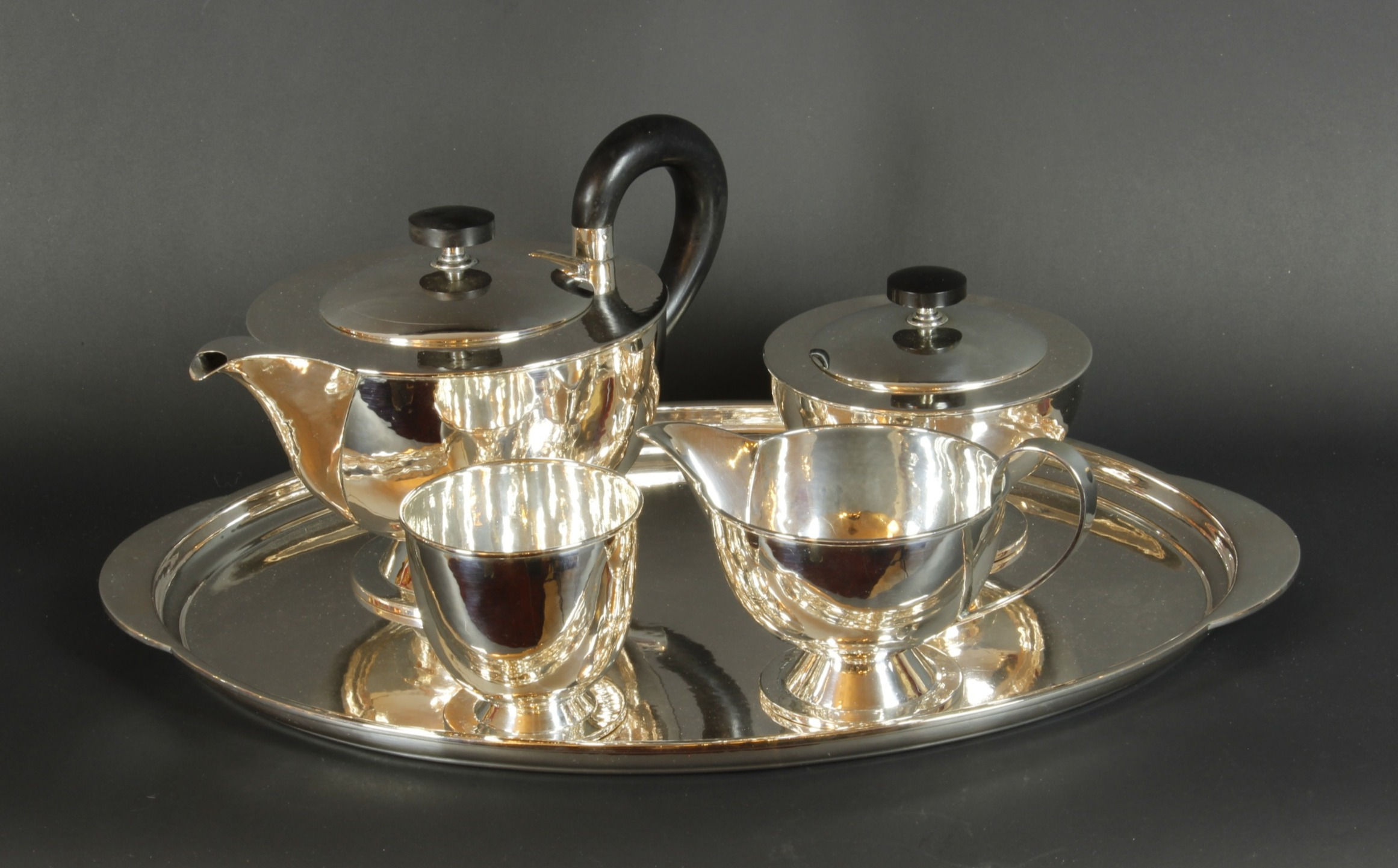 Silber Teeservice, 20.Jhr.