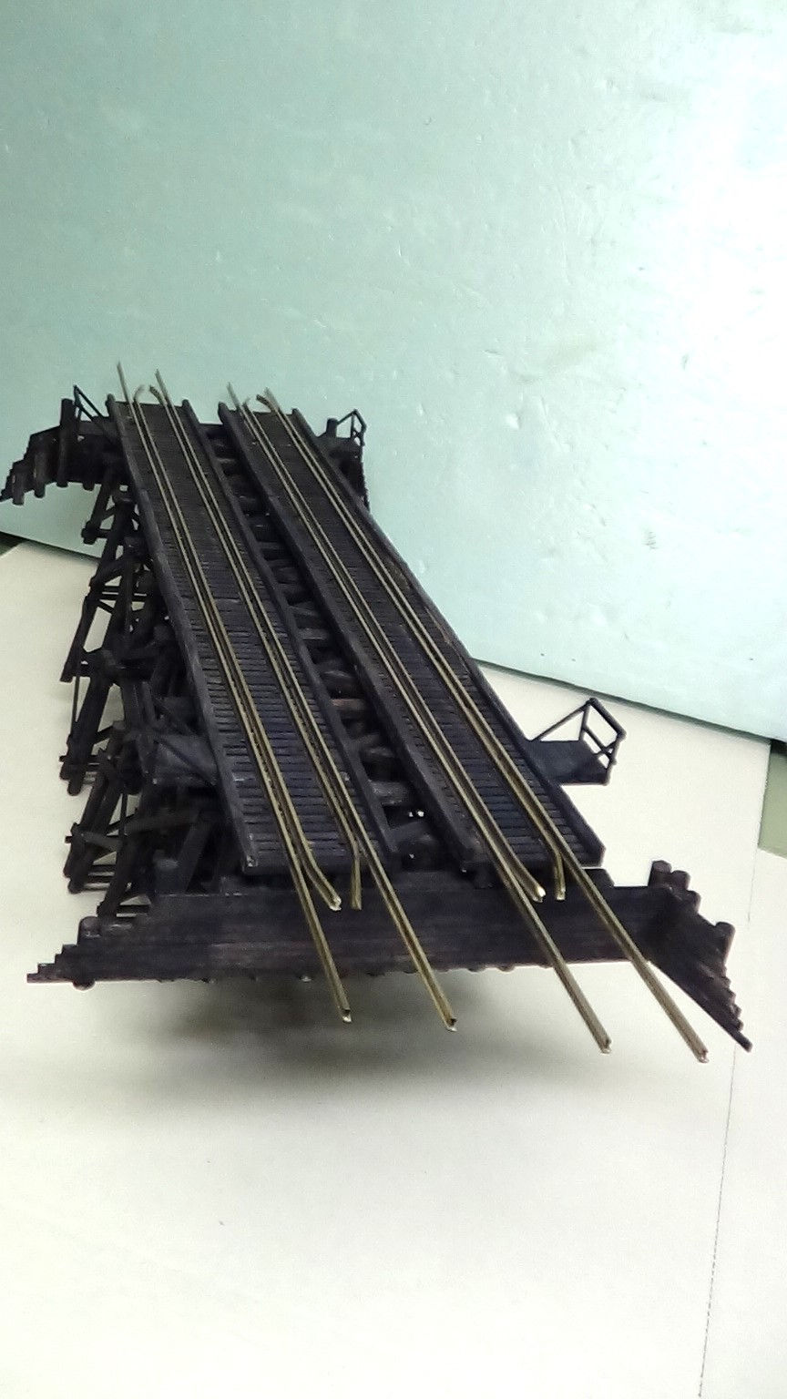 Thumbnail: HO model 20134D double deck trestle
