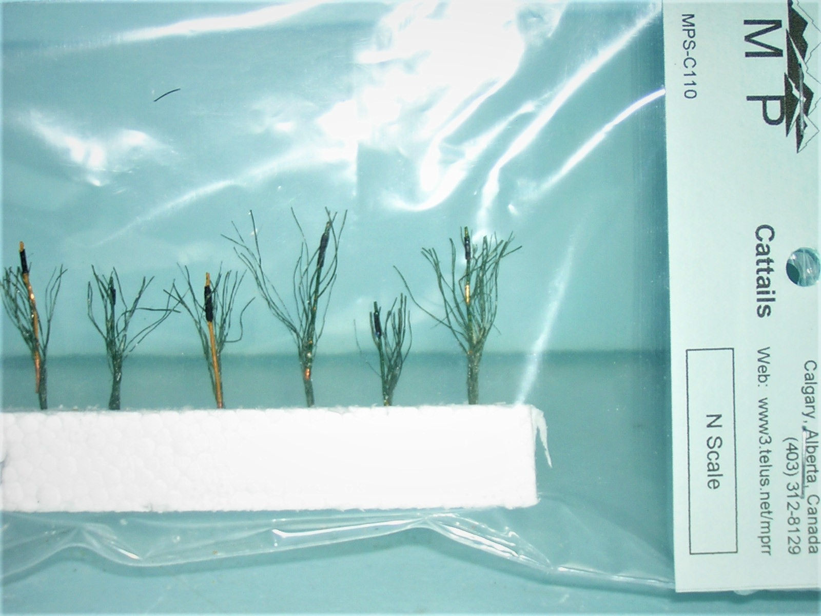 Cattails, N, 1/16", (1:200mm) scales, model railroad, dioramas, architectural