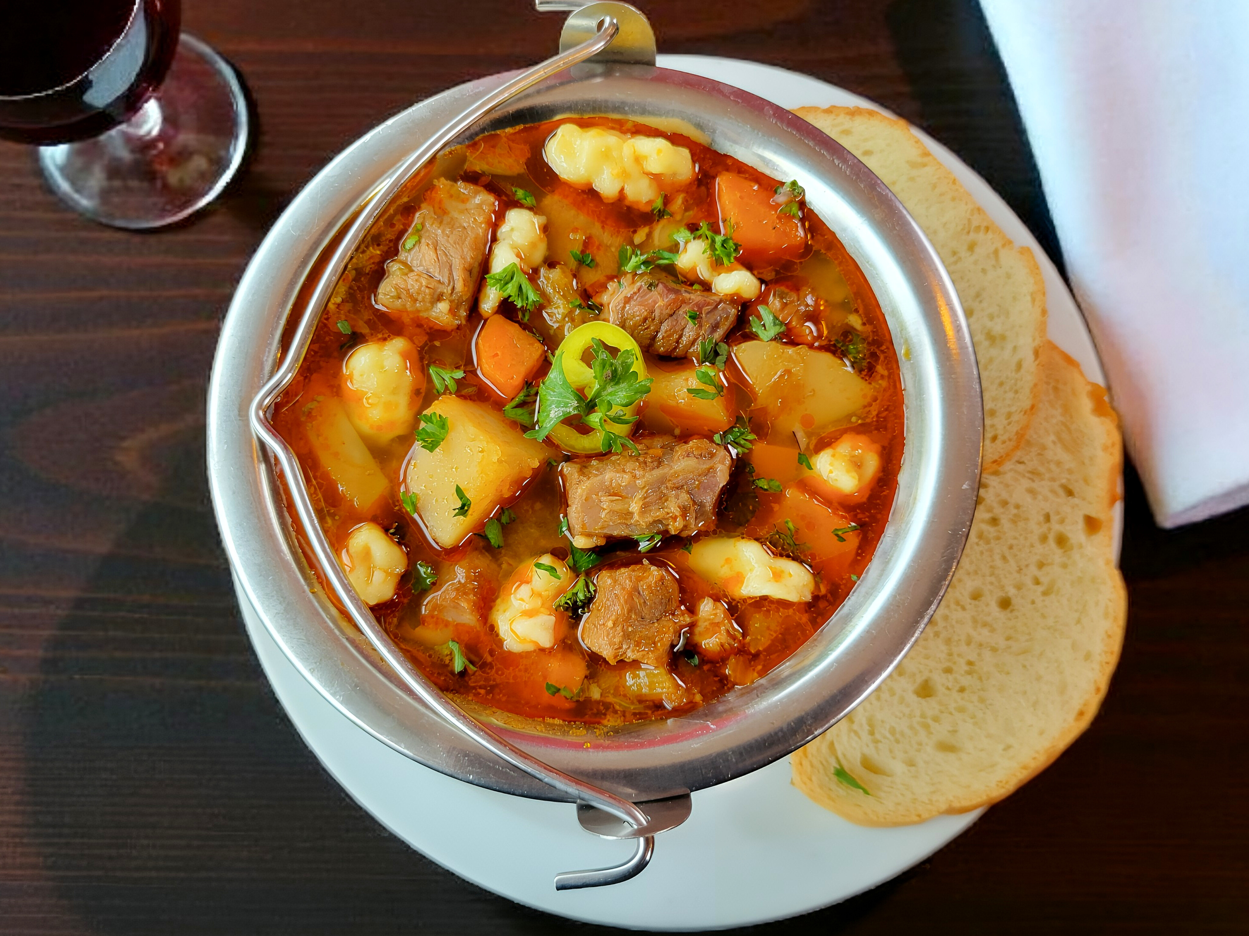 Arranged Food and Objects