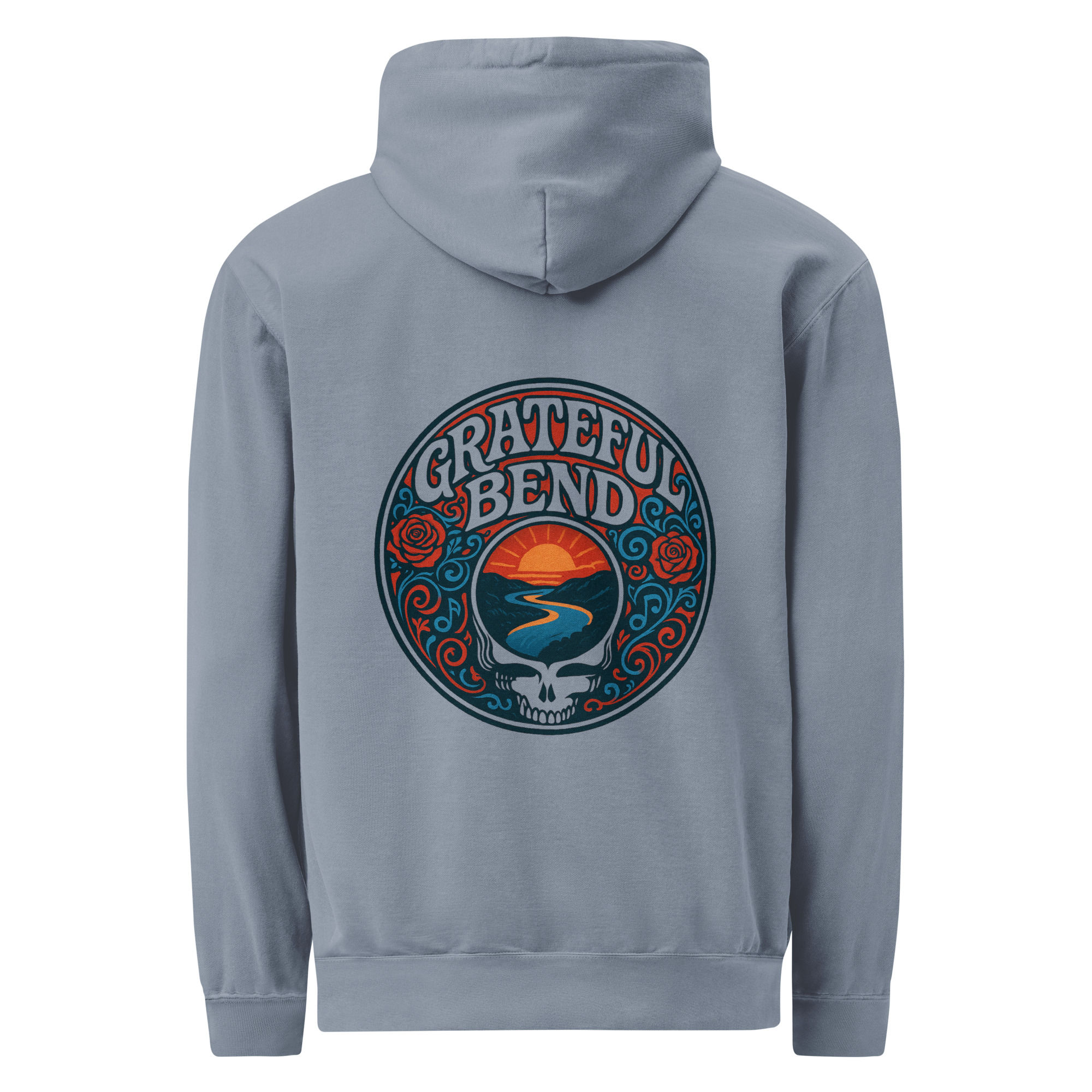 "He’s Gone" Vintage Wash - Grateful Bend Hoodie