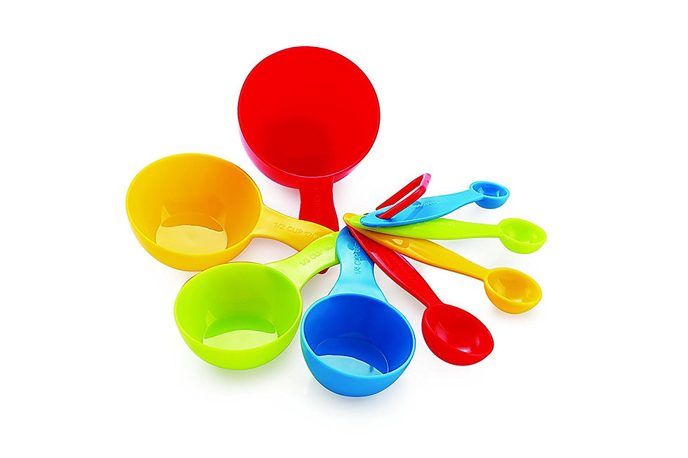 Measuring Spoon Set of 8 Multicolored
