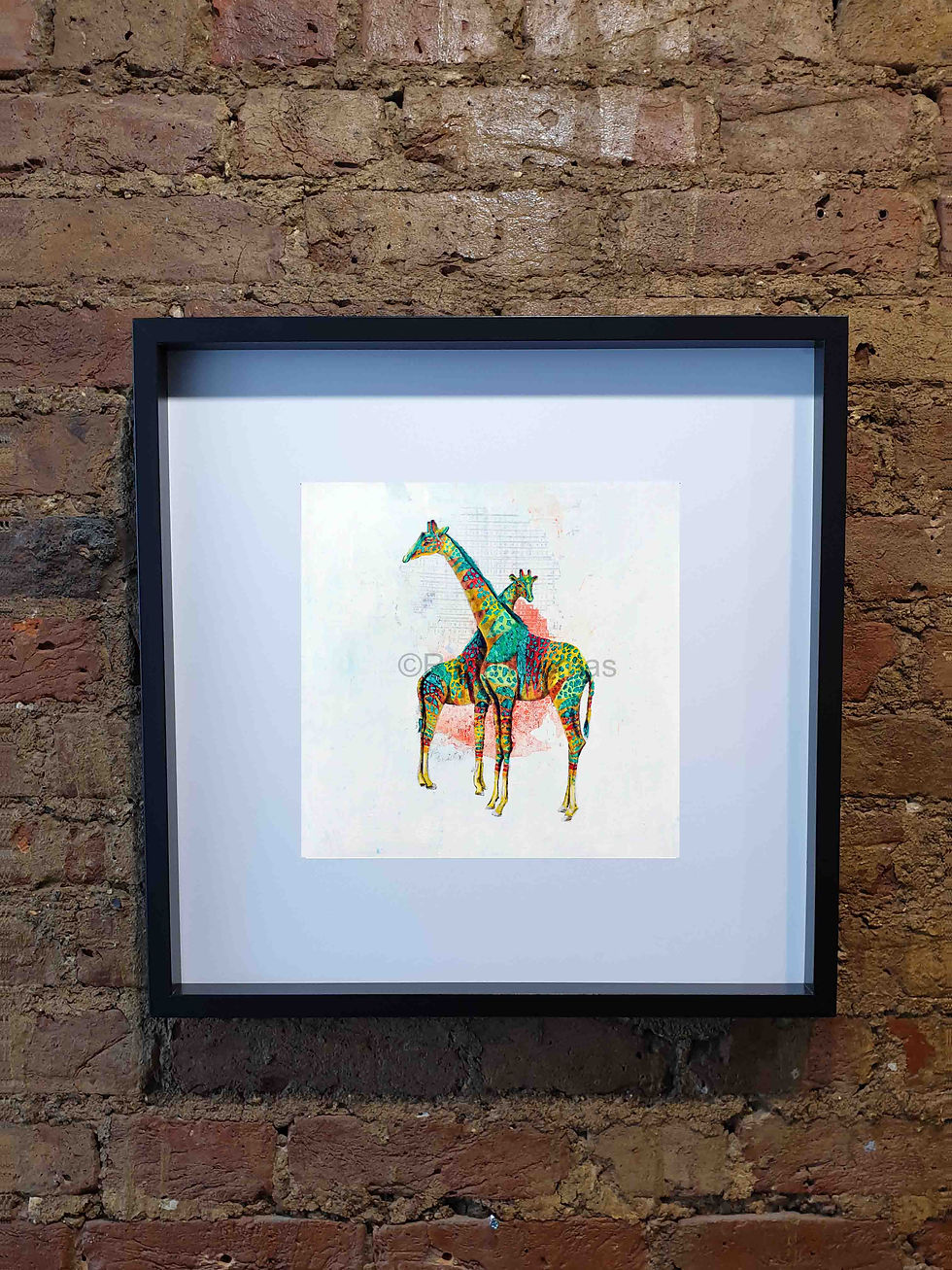 Thumbnail: Green Spotted Giraffes