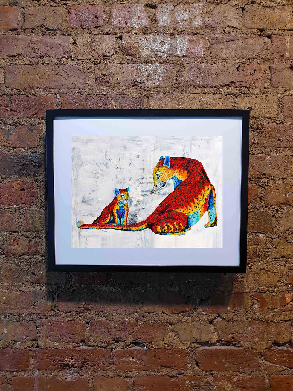 Thumbnail: Rainbow Leopard Mother & Cub