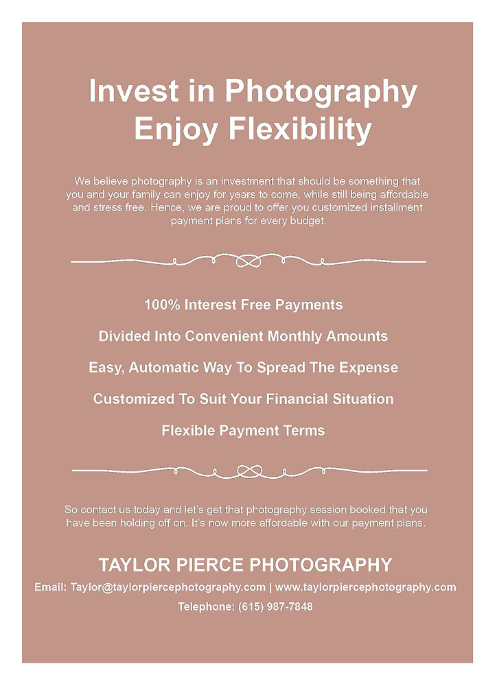 PAYMENT PLAN OPTIONS