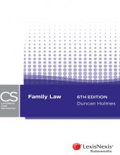 Book Review: Family Law Case Summaries, 6th Ed, ed. Duncan Holmes, 2016