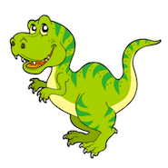 Cartoon dinosaur