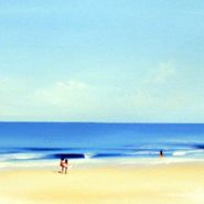 Blue water and beach