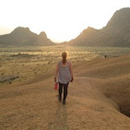 Jess in the desert
