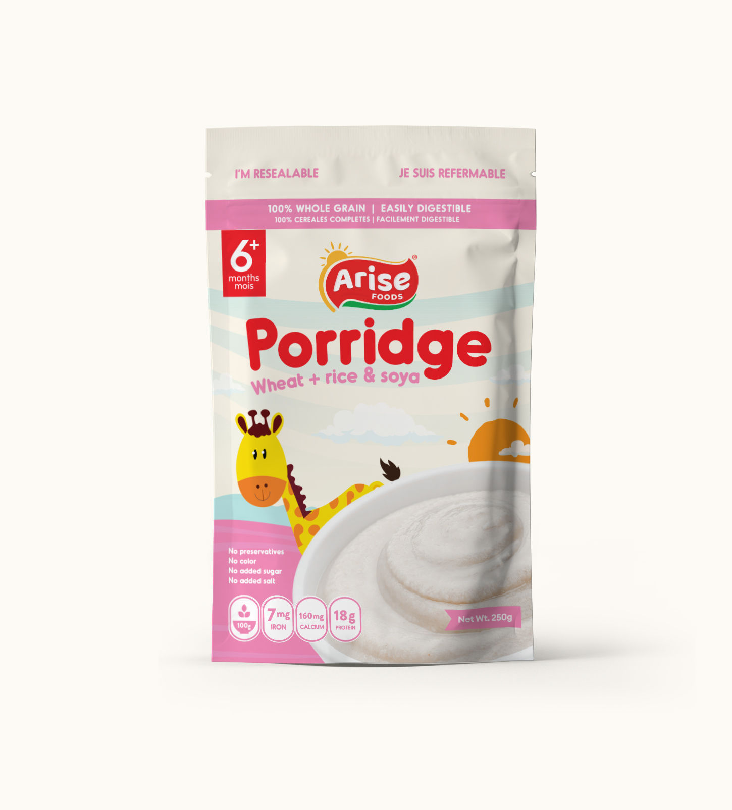 Arise Wheat, Rice & Soya Porridge