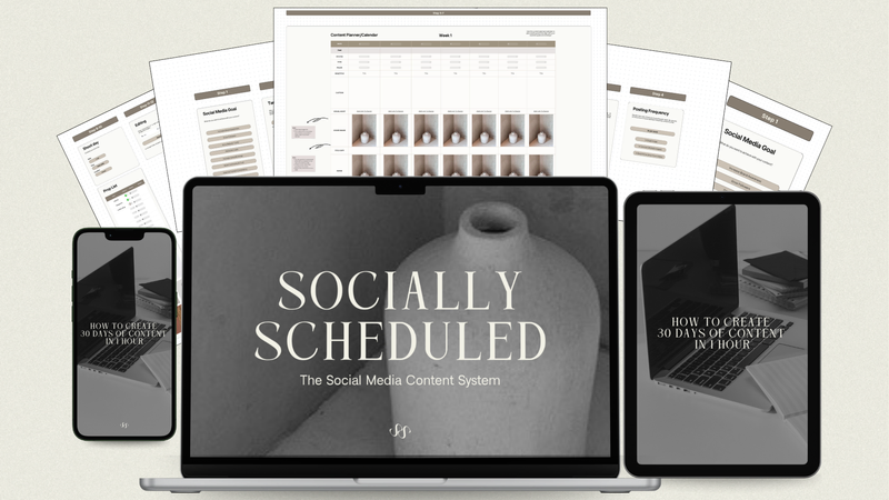 Socially Scheduled: Content Creation System