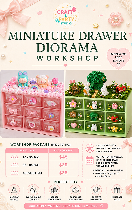 Miniature Drawer Workshop Flyer