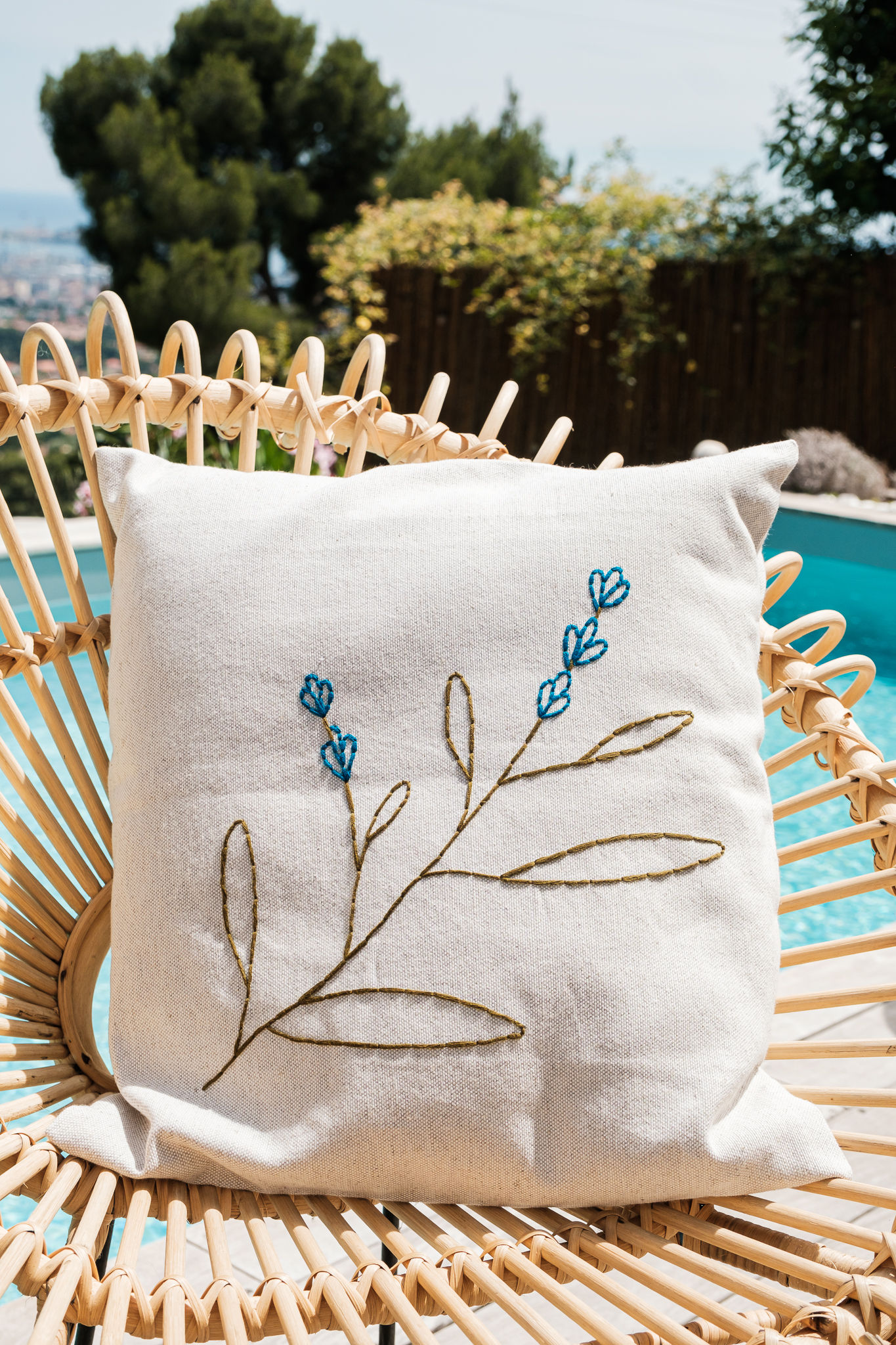 Coussin Grand Modèle - Lavande