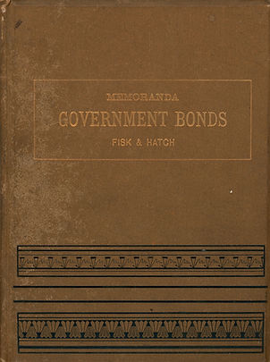 1861 Memoranda Concerning Govt Bonds (fr