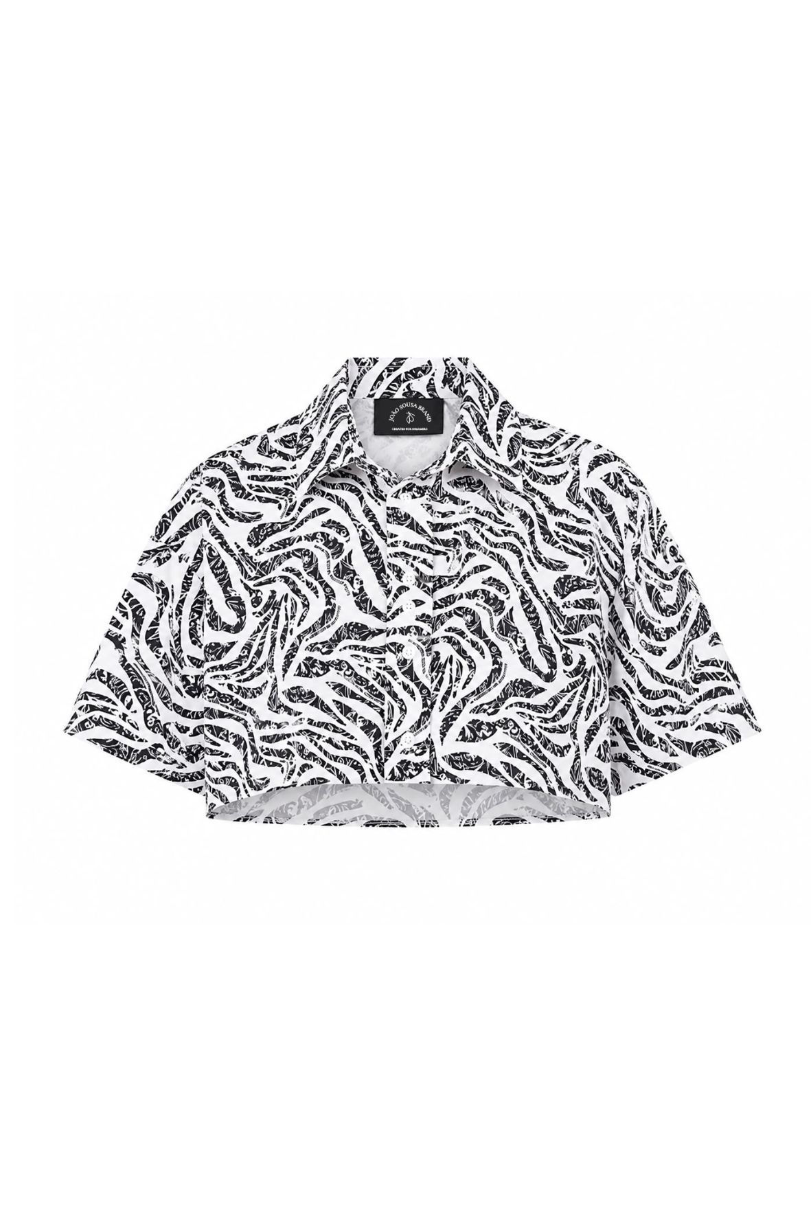 The Zebra Cropped Shirt