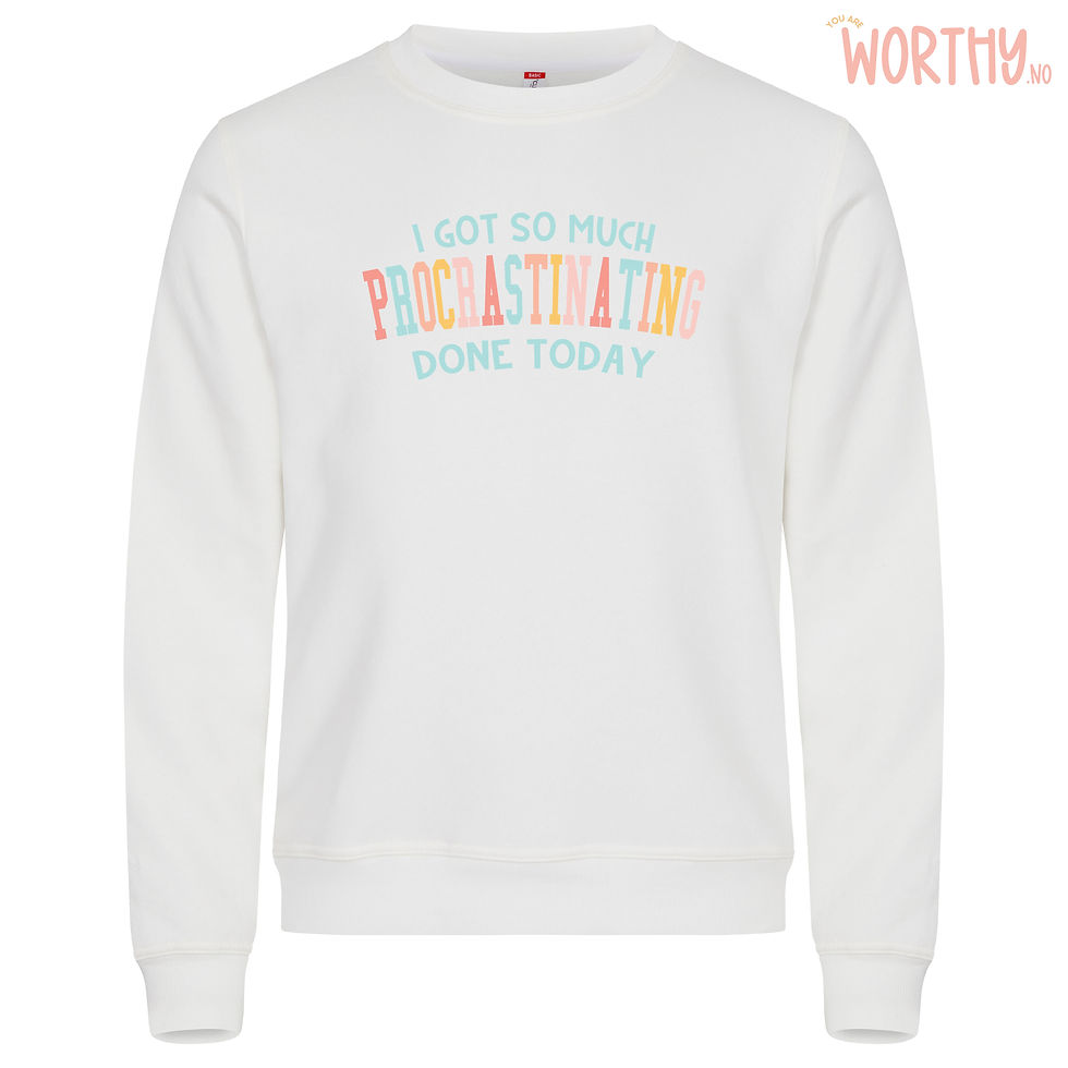 Miniatyrbilde: So much procrastination | Unisex Genser