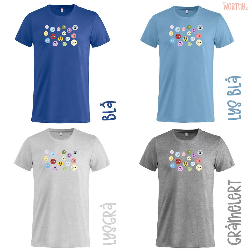 Miniatyrbilde: Følelsesvirvar | UTGÅR | Unisex T-skjorte