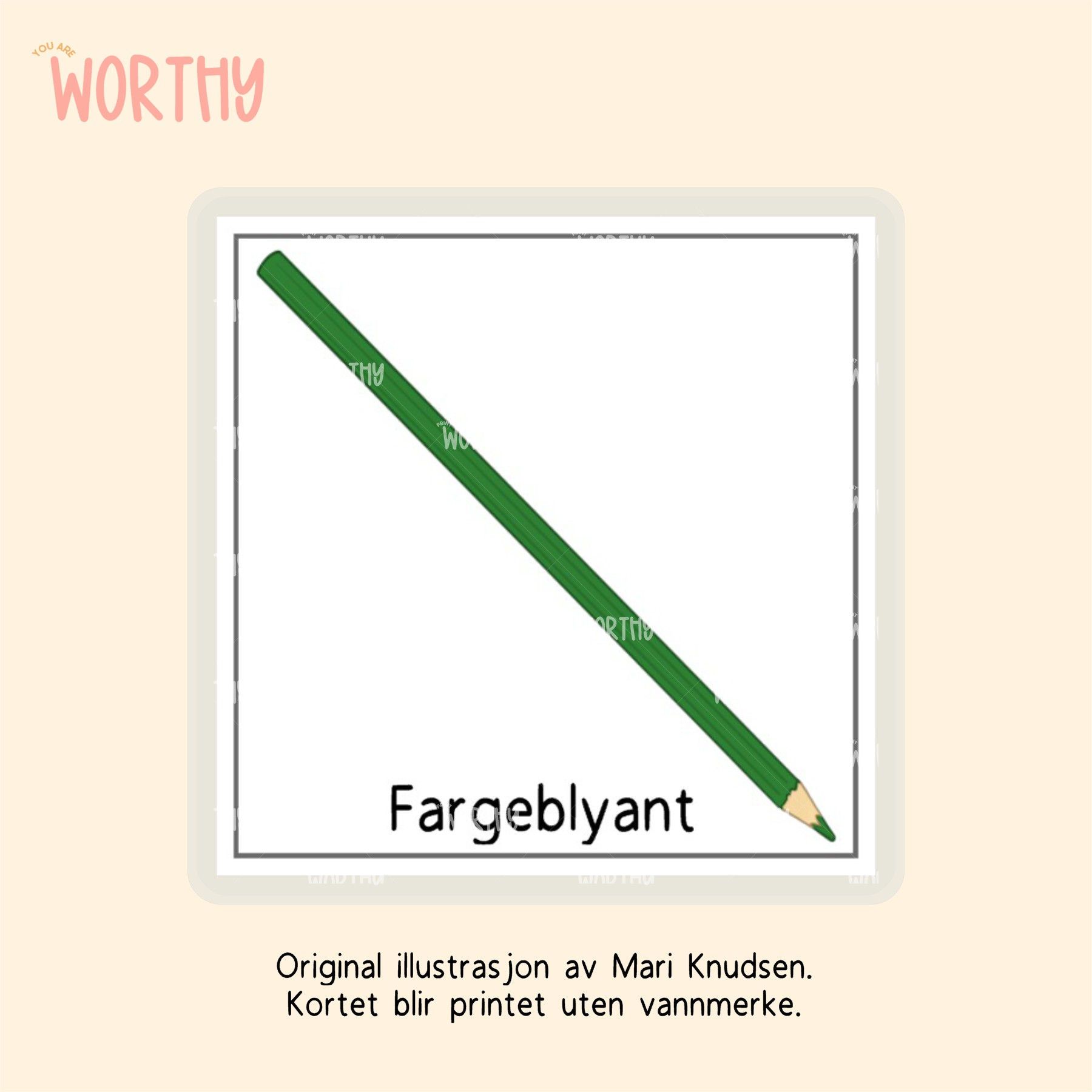 Fargeblyant - Bildekort