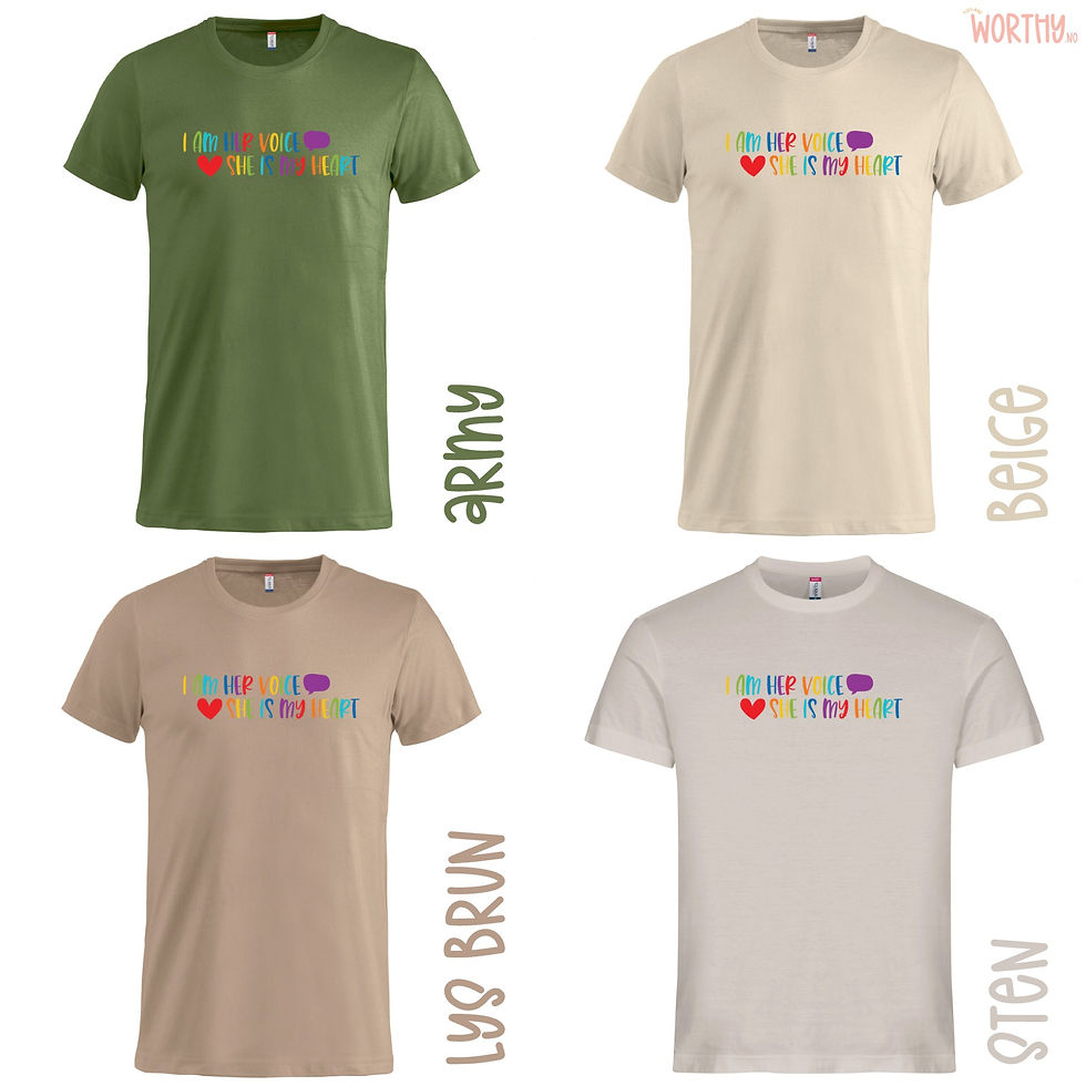 Miniatyrbilde: I am her voice | UTGÅR | Unisex T-skjorte
