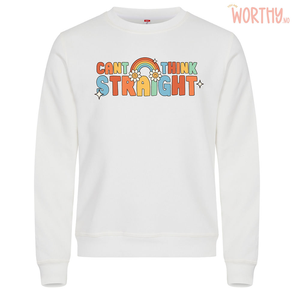 Miniatyrbilde: Can't think straight | Unisex Genser
