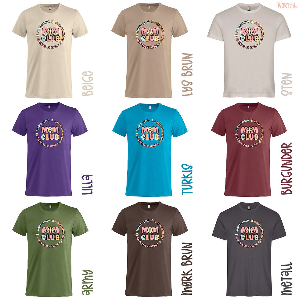 Miniatyrbilde: Always tired moms club | Unisex T-skjorte