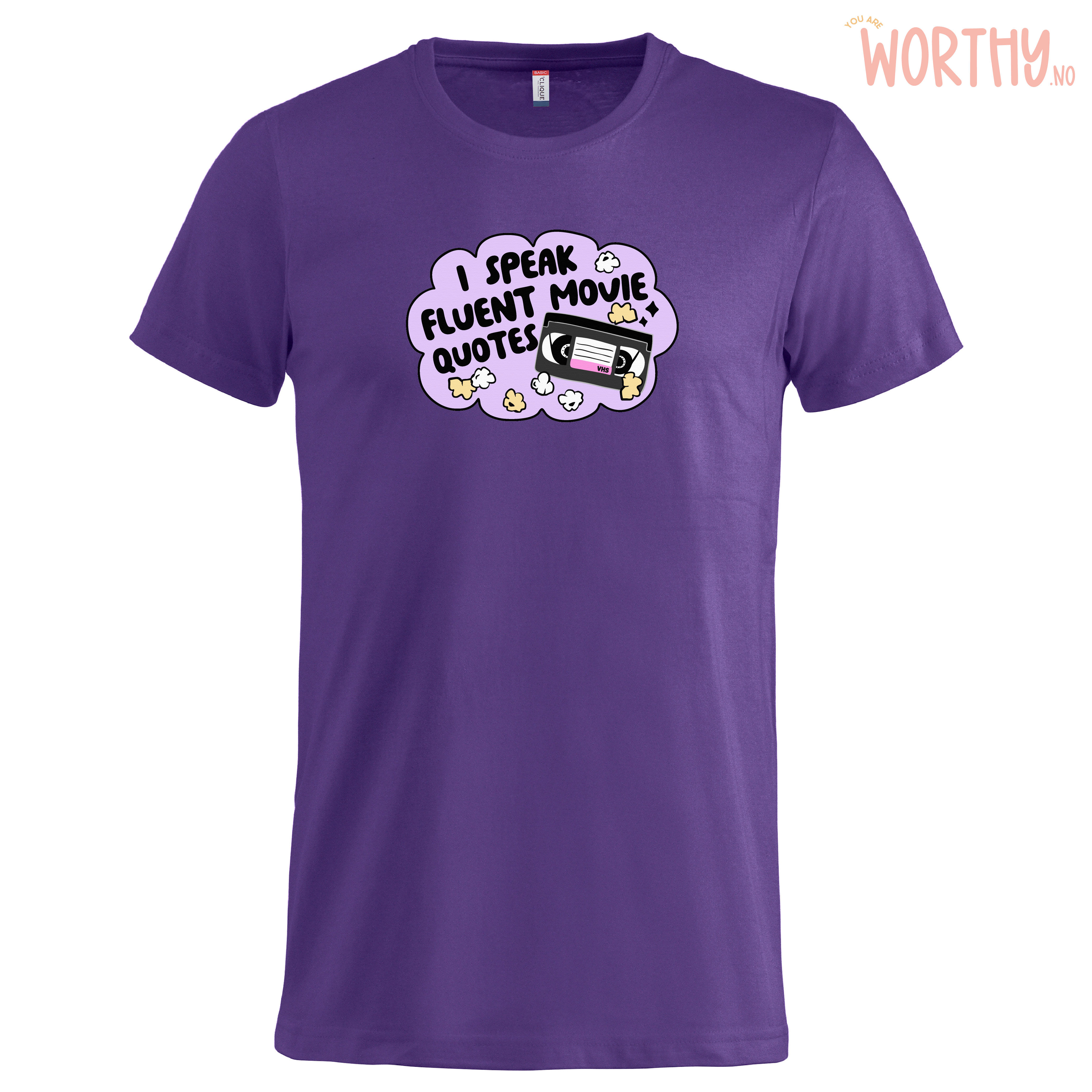 I speak fluent movie quotes | Unisex T-skjorte