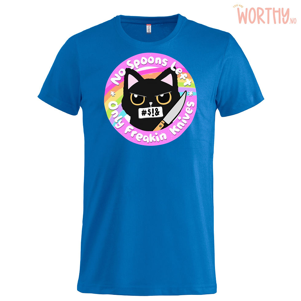 Miniatyrbilde: No Spoons Left | Unisex T-skjorte