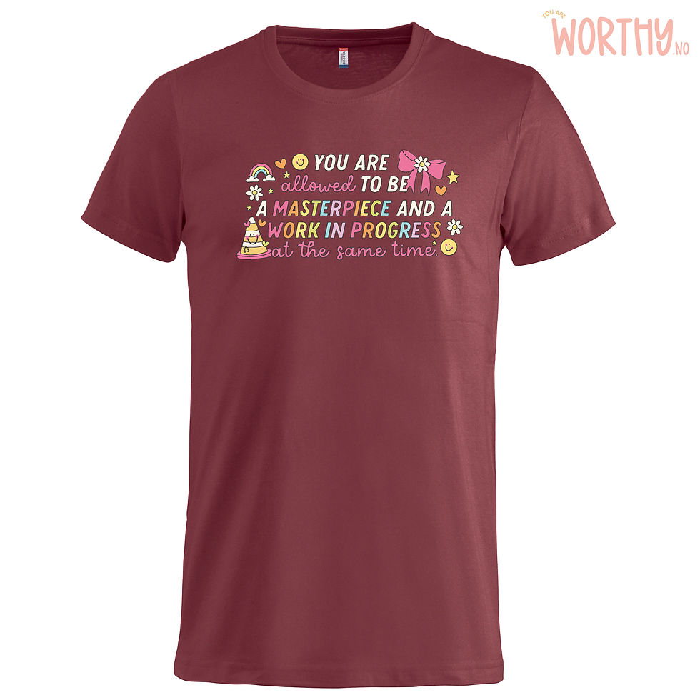 Miniatyrbilde: You Are Allowed To Be A Masterpiece | Unisex T-skjorte