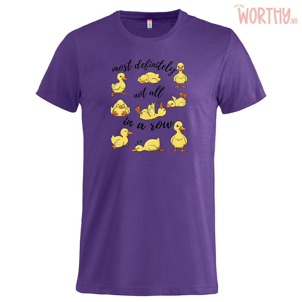 Miniatyrbilde: Ducks in a row | Unisex T-skjorte