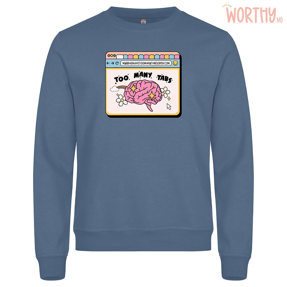 Miniatyrbilde: Too many tabs | Unisex Genser